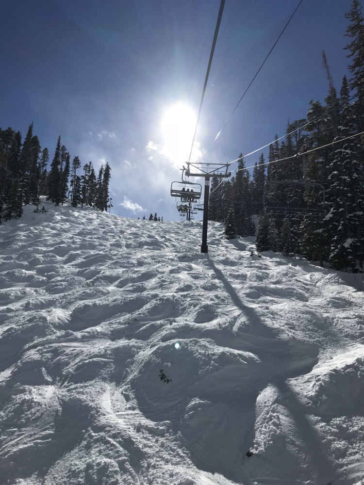 I've been skiing for many years now, but in recent years, I'm on the slopes over 20 days in a typical season.  The extensive slope time has allowed me to get good at one of my favorite features, mogals. - Copper Mountain, CO